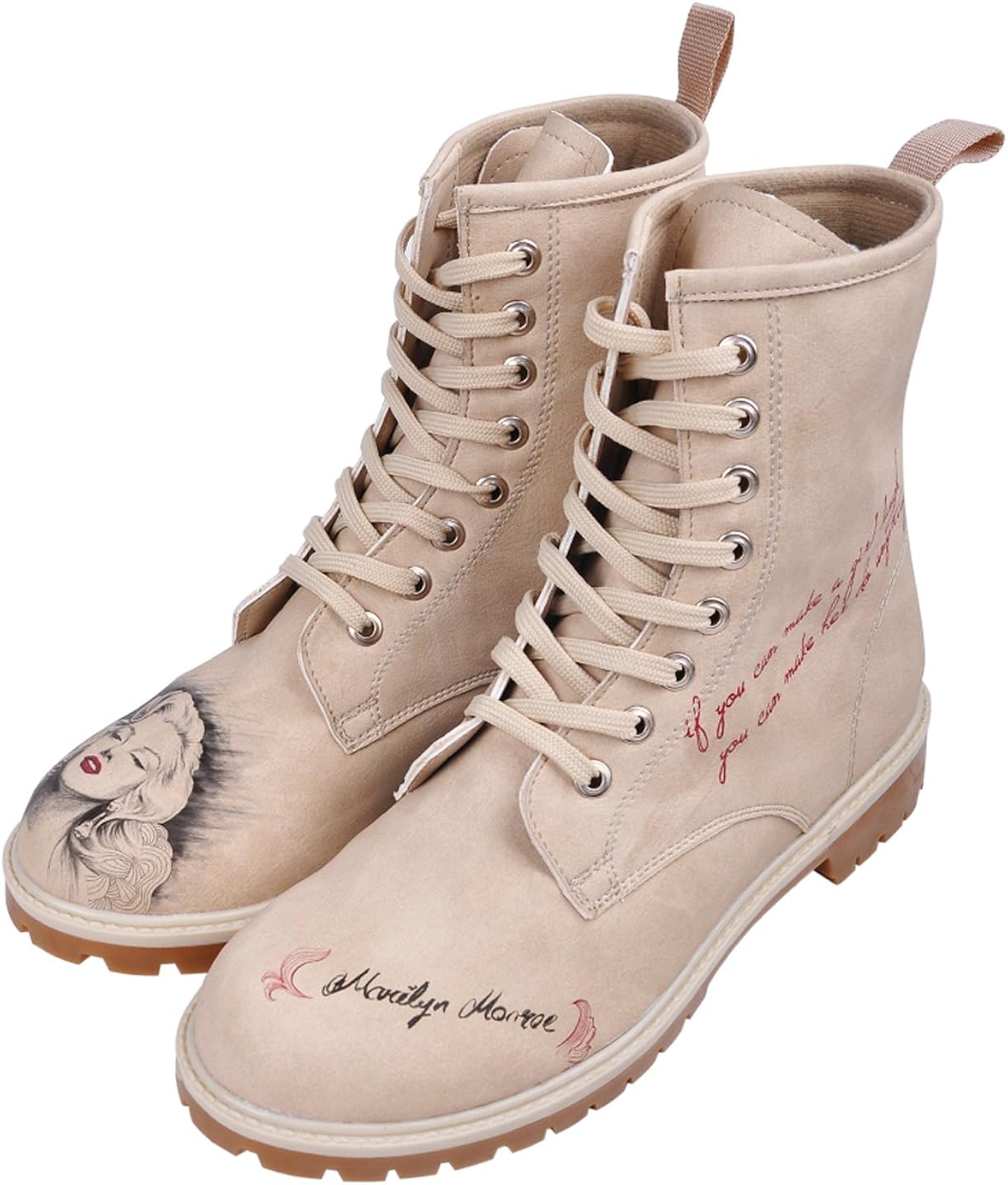 DOGO Boots Marilyn Monroe 40 Beige Amazon.co.uk Shoes & Bags