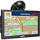 LOVPOI Truck GPS Commercial Drivers 2025, Trucker Car GPS Navigator, 9 inch Navigation System with Latest 2026 Maps Lifetime Updates, Voice Assistant, Speed Limit Warnings
