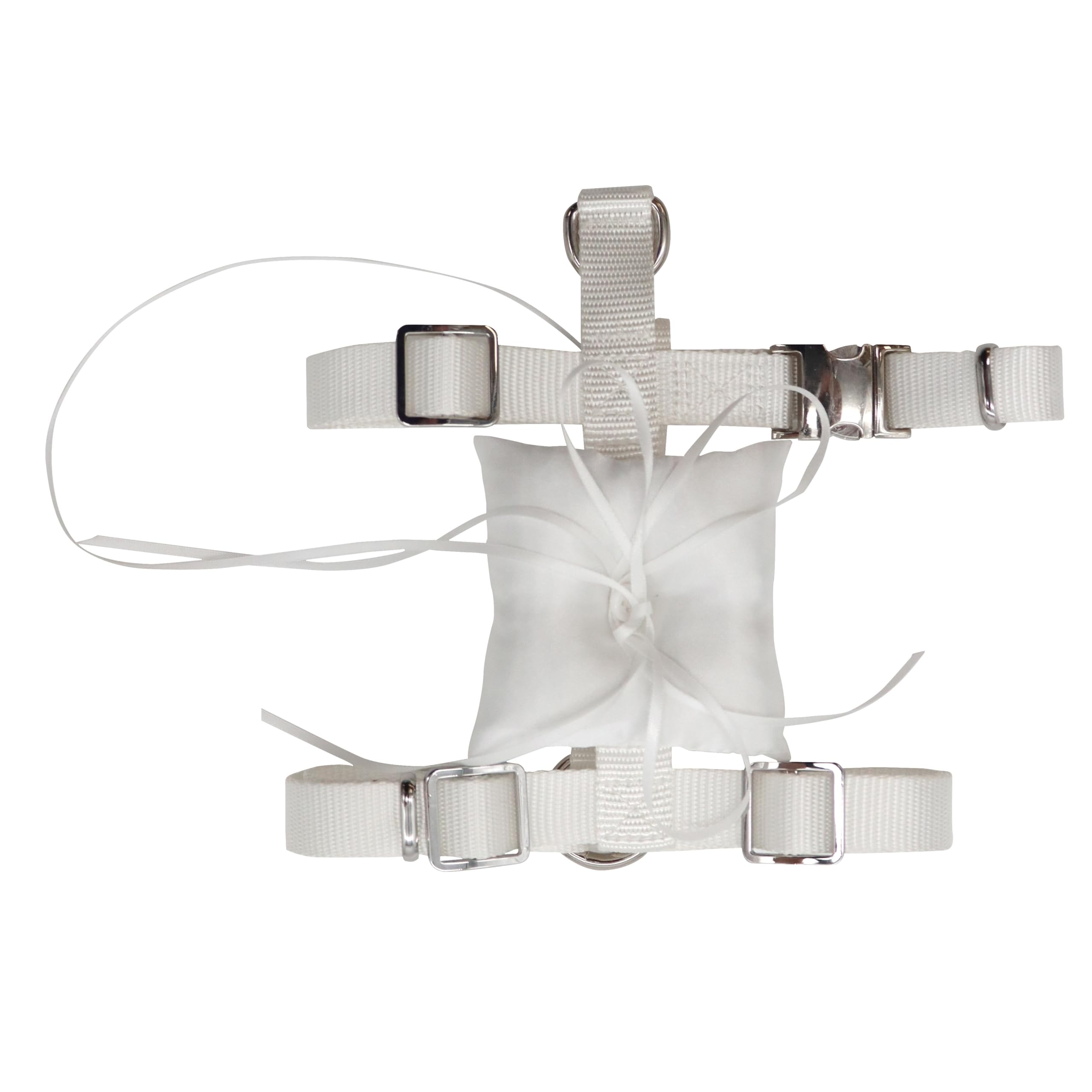 Croci Ceremony Dog Harness Wedding Ring Holder H-Shaped Adjustable Wedding Ring Cushion XS 22-35cm