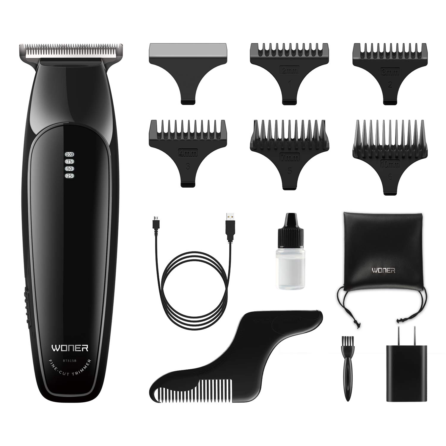 Amazon Com Woner Beard Trimmer For Men Fine Cut Hair Trimmer