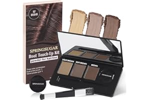 Root Touch Up Hair Color – 3 Color Blendable Hairline Powder for Gray Coverage, Root Cover Up & Thinning Edges – 48H Sweat Re