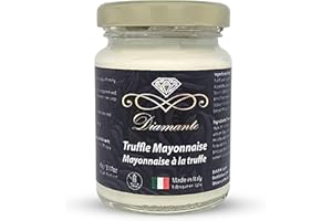 Diamante Italy Truffle Mayonnaise 90g – Gourmet Italian Mayo with Black Truffles – Rich & Creamy Spread for Sandwiches, Burge