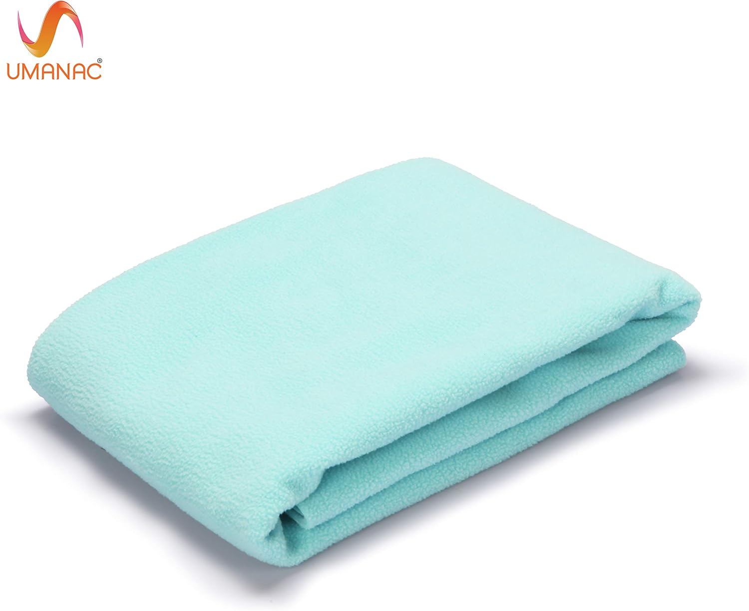 UMANAC Baby Waterproof Crib Sheet, Bed Pad, Bed Wetting Underpads, Washable, Reusable Baby Bed Mattress Protector for Toddler, Children and Adults Aqua Blue, Large (140cm x 100cm): Home & Kitchen