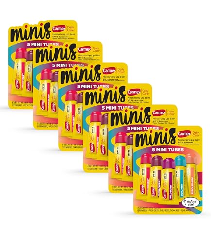 Amazon.com : Carmex 4 Mini Tubes Daily Care Moisturizing SPF 15