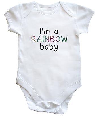 baby boy and rainbov