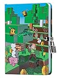 Minecraft: Mobs Glow-in-the-Dark Lock & Key Diary