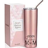 Onebttl Bichon Frise Gifts for Women, Bichon Lovers, 20 oz Rose Gold Insulated Tumbler - Bichon Frise Mom