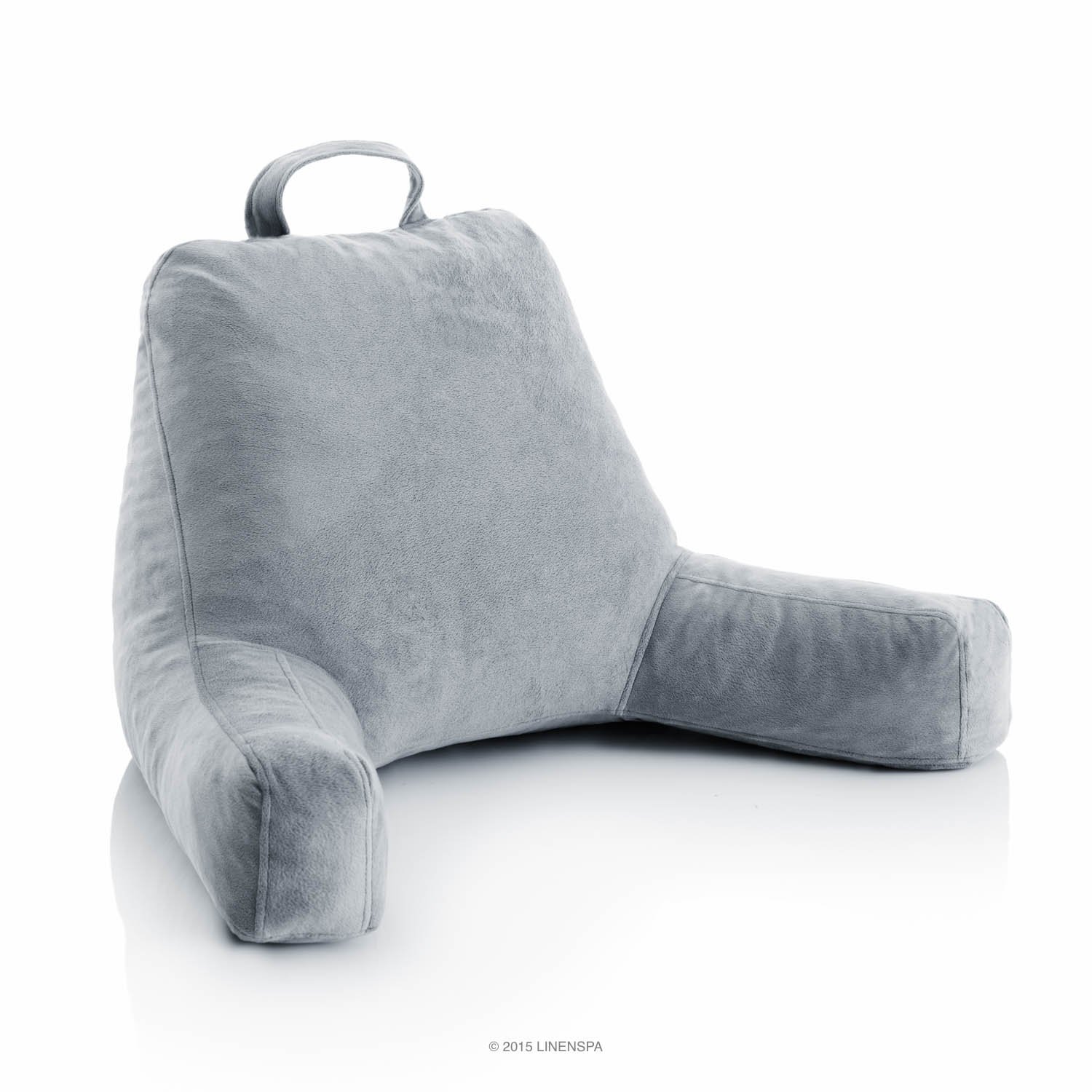 Linenspa Lz26svsfrp Shredded Foam Reading Bedrest Pillow With
