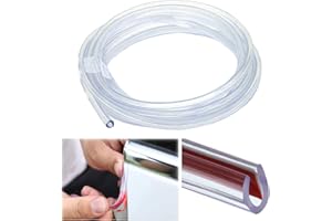 WANMIN Car Door Edge Guards Clear, 32Ft Rubber Seal Protector U Shape Edge Trim Car Door Edge Protection Fit for Most Car