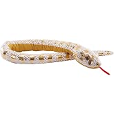 Wild Republic Foilkins Snake Lemon Blast Ball Python Stuffed Animal - 54"