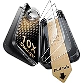 ESR Accessory Glass by Corning™ 3 Pack 9H+ Glass for iPhone 16/15 Screen Protector, Military Grade Shatterproof & Durable with UltraFit Tray