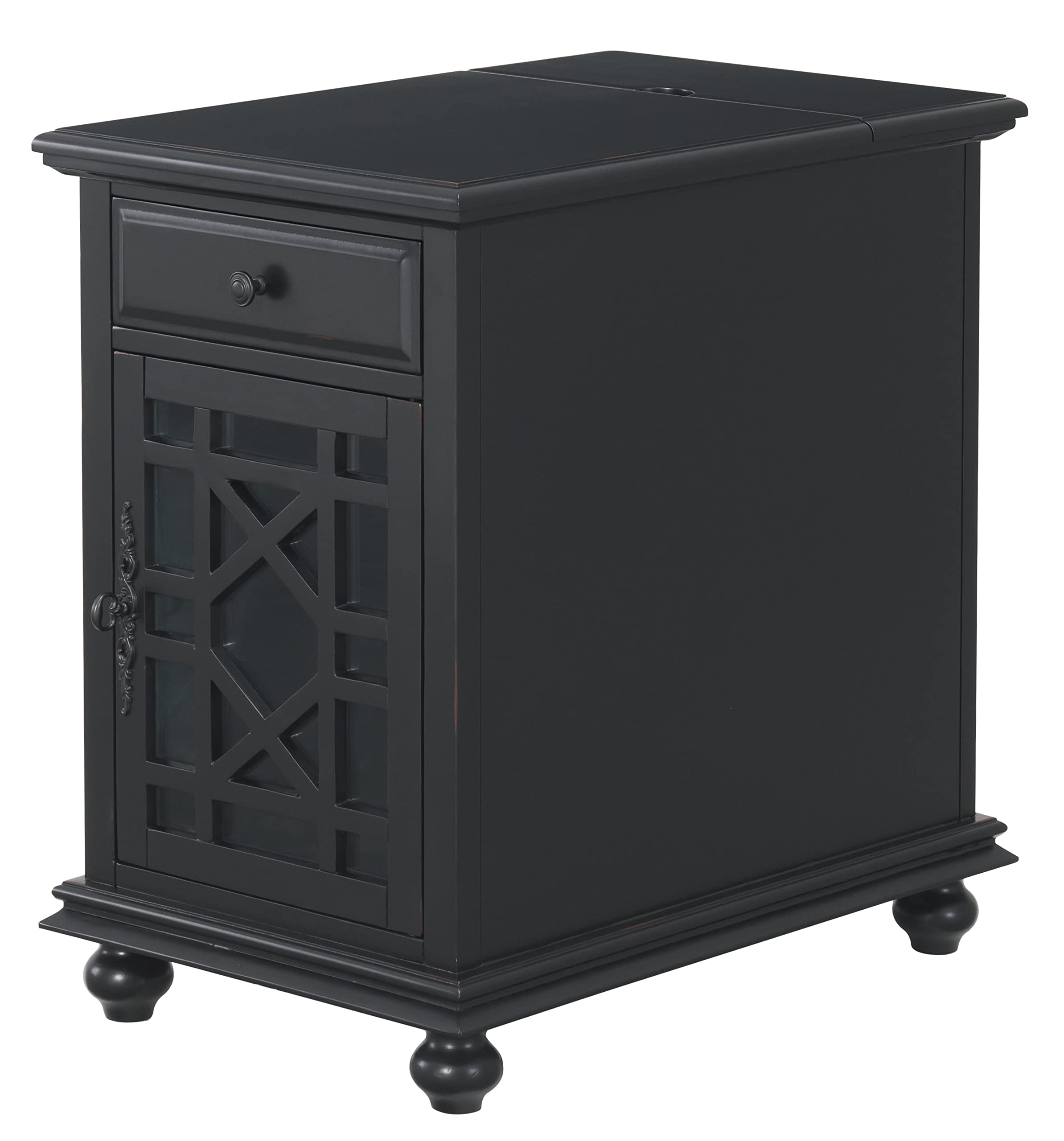 Martin Svensson Home Elegant Chairside End Table, 24 in x 16 in x 25 in ...