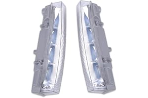 beler LED Daytime Running Lights Replacement Driving Lamps Fit for Mercedes Benz W166 ML350 ML500 ML63 AMG X204 GLK250 GLK350 (Front Left & Right)