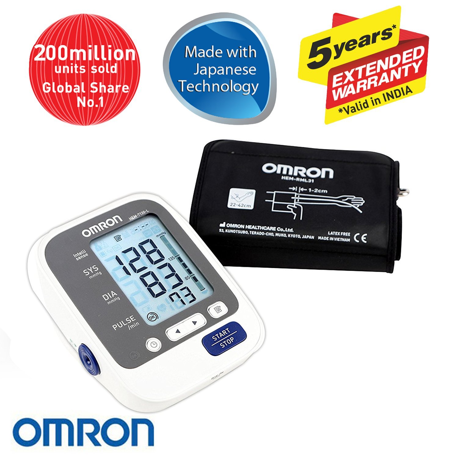 Omron BPMonitor Hem-7130-L