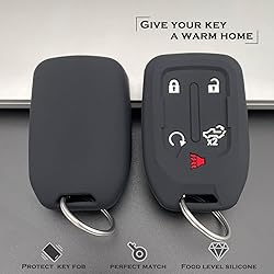 TANDRIVE 2PCS Silicone Smart Key Fob Case Cover for