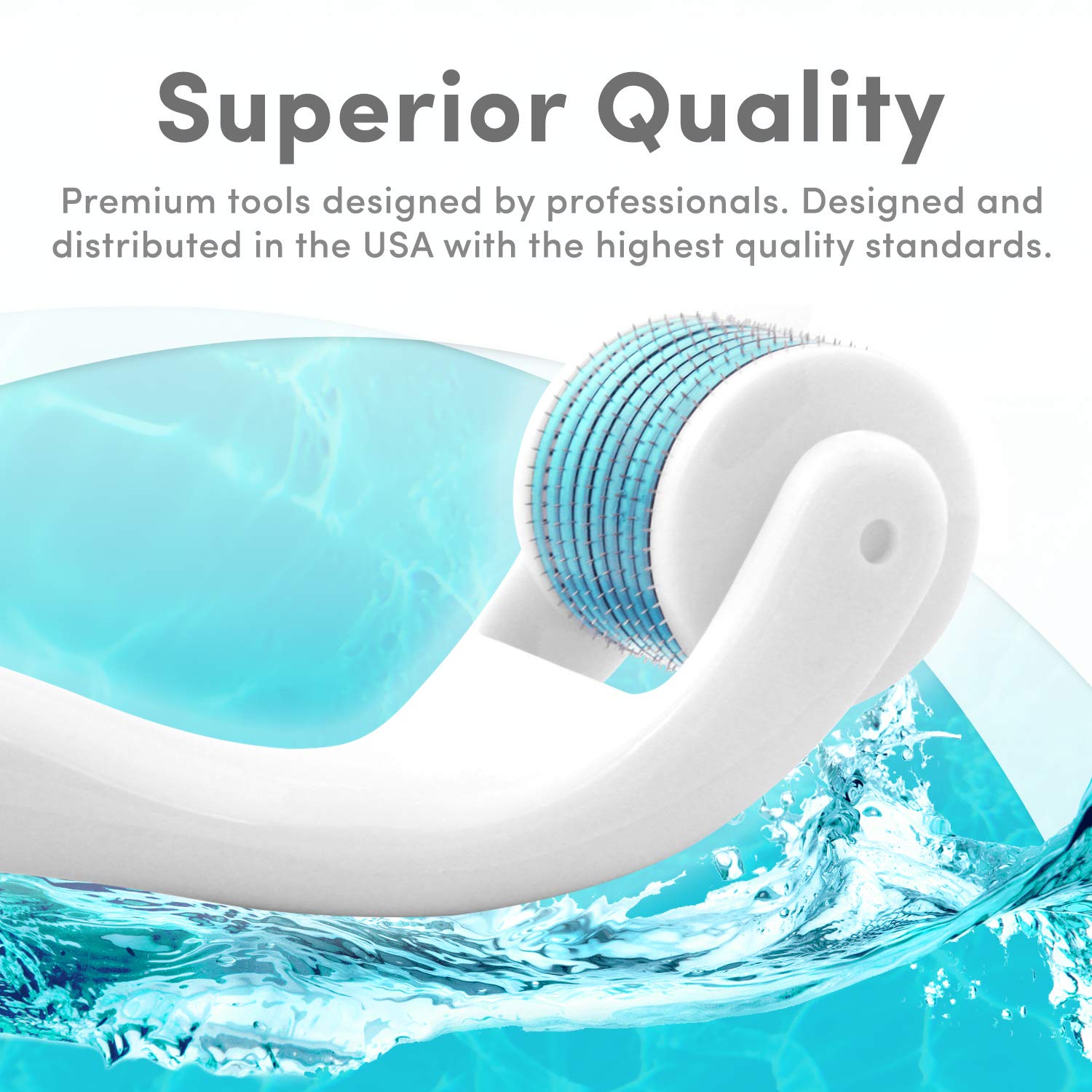 Derma Roller Microneedling Kit For Face.5mm - Microneedle 540 micro needle microdermabrasion tool - Includes 3 Free Ebooks & Storage Case: Beauty