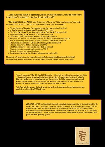 MacOS and iOS Internals, Volume I: User Mode (v1.3) in Oman