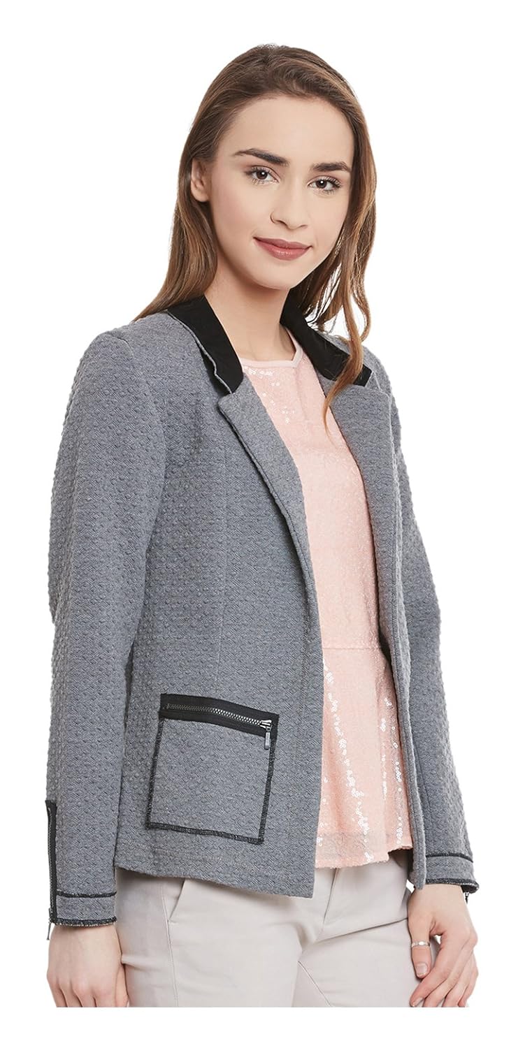 latin quarters women's regular fit blazer
