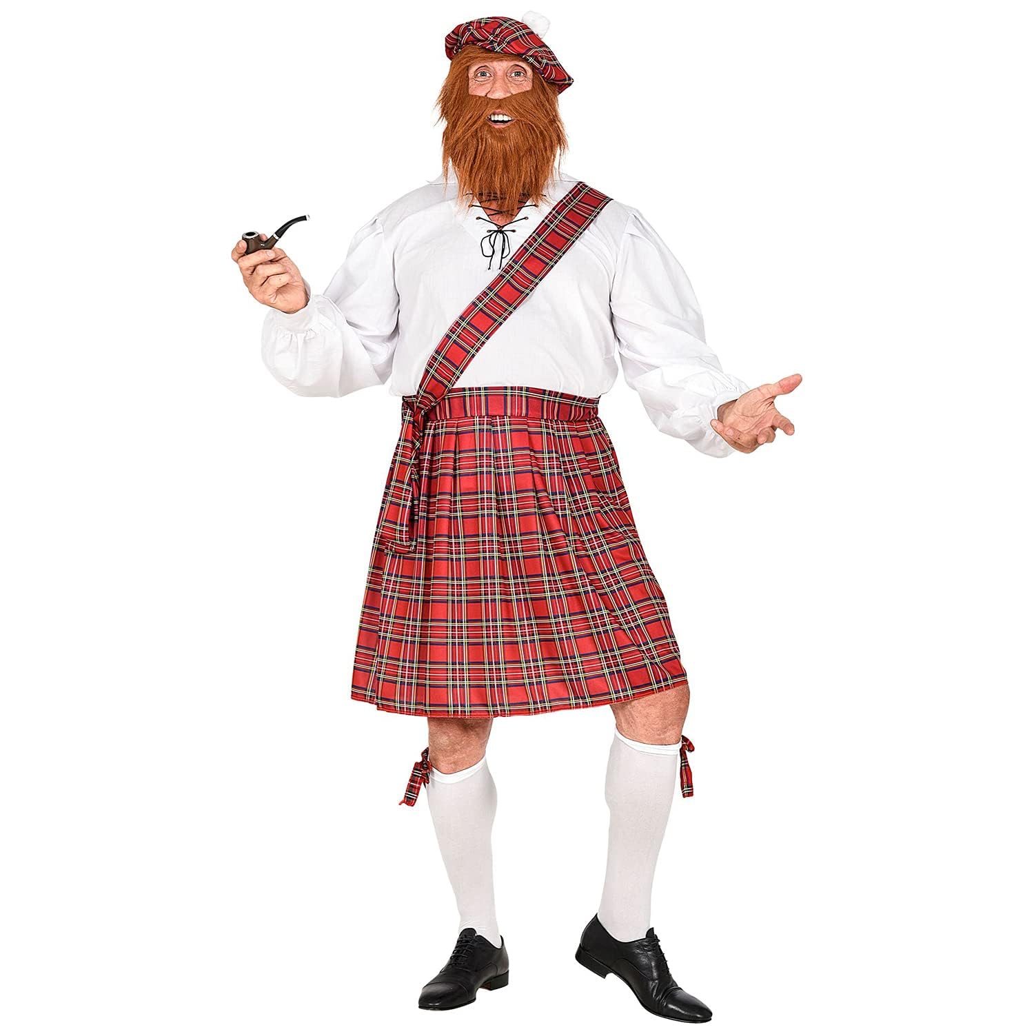 W WIDMANN MILANO Party Fashion - Cheeky Scottish Costume, Kilt, Scottish Skirt, Scotland, Carnival
