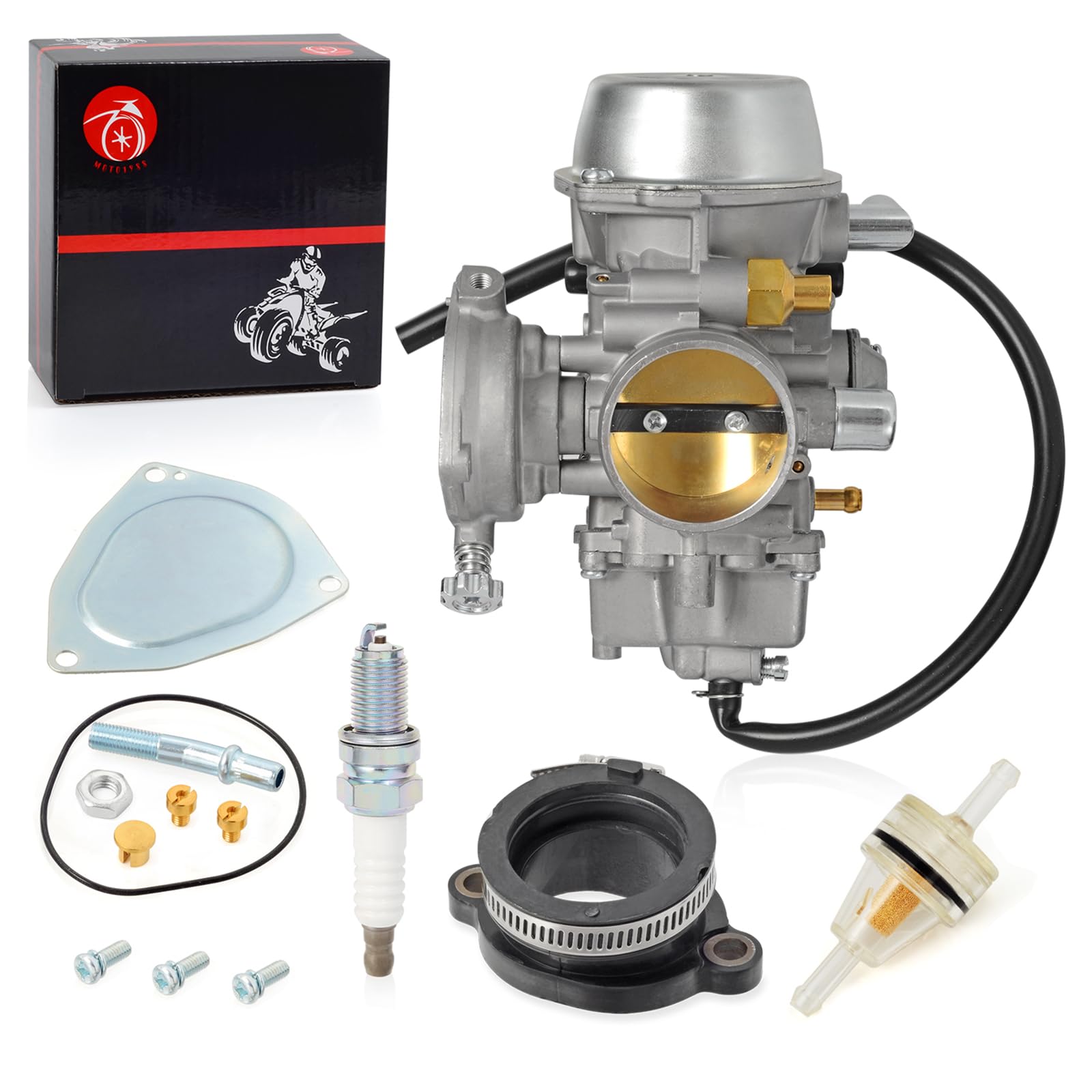 Photo 1 of Carburetor Carb & Intake Manifold For Polaris Outlaw 500 Predator 500 2003 2004 2005 2006 2007
