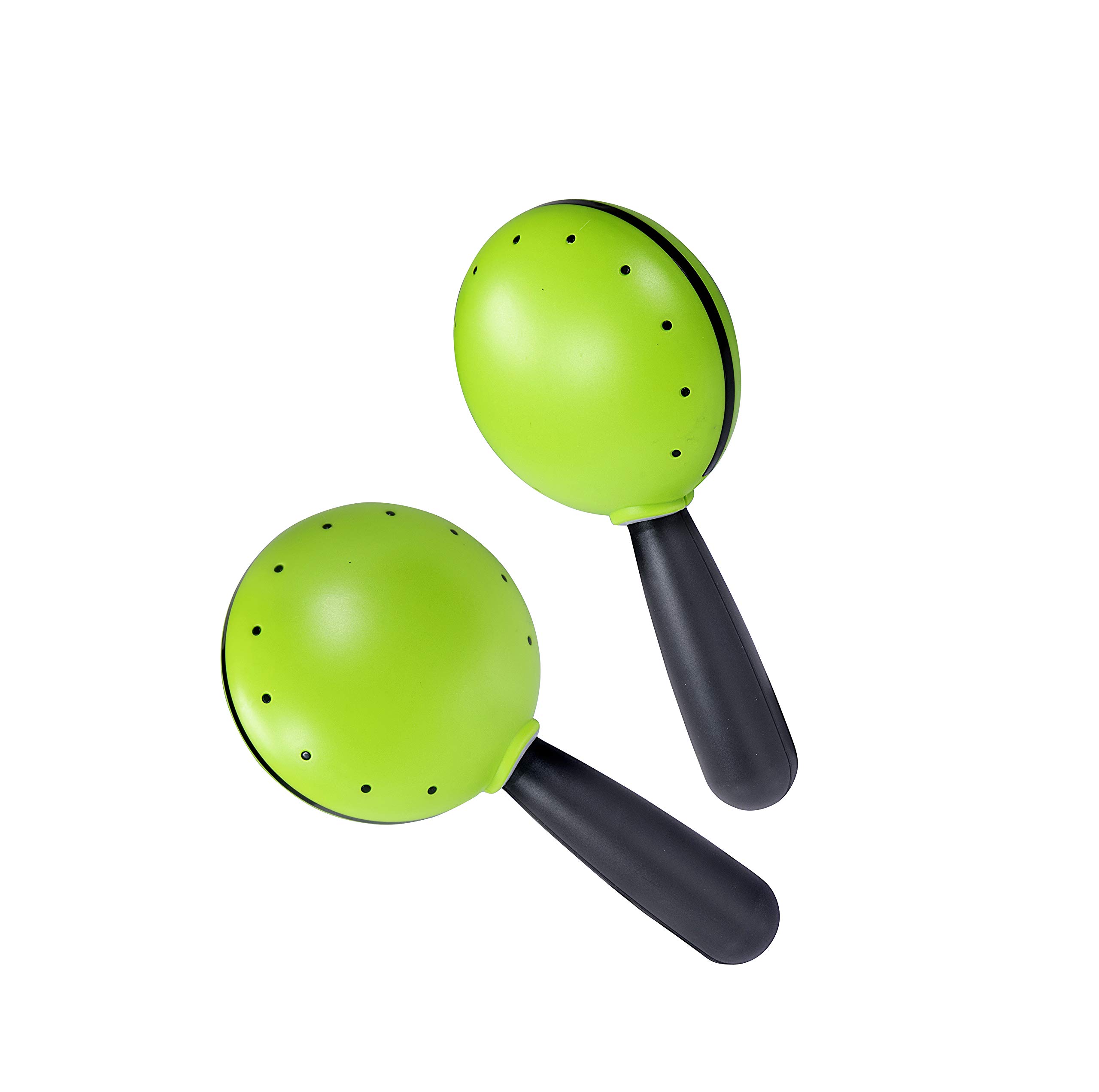 Halilit Hi-Lo Maracas (Pair). High-end Hand Shaker Percussion Musical Instrument. Percussionists of All Levels. Teens & Adults. Built to Last (Green)