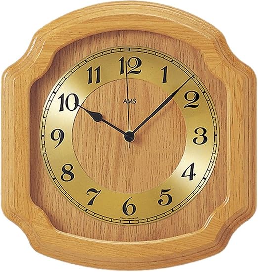 Amazon.de: AMS Funk-Wanduhr in klassischer Optik: Küchenuhr oder für
