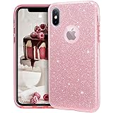 MATEPROX iPhone Xs/X Pink Glitter Bling Sparkle