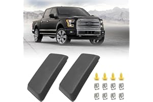 BSAMZO 2PCS Left and Right Front Bumper Guards Pads with Screws Replacement for Front Bumper Guards Pads Inserts Caps Compatible With Ford F150 2018 2019 2020
