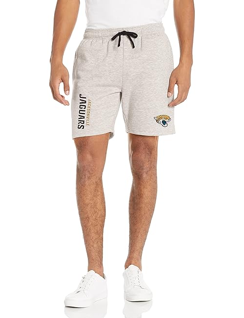 FOCO Jacksonville Jaguars NFL Gray Wordmark Fleece Shorts - XXL