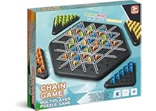 Chain Triangle Chess Game, Board Games for Family Night, Family Games for Kids and Adults, 2 to 4 Players