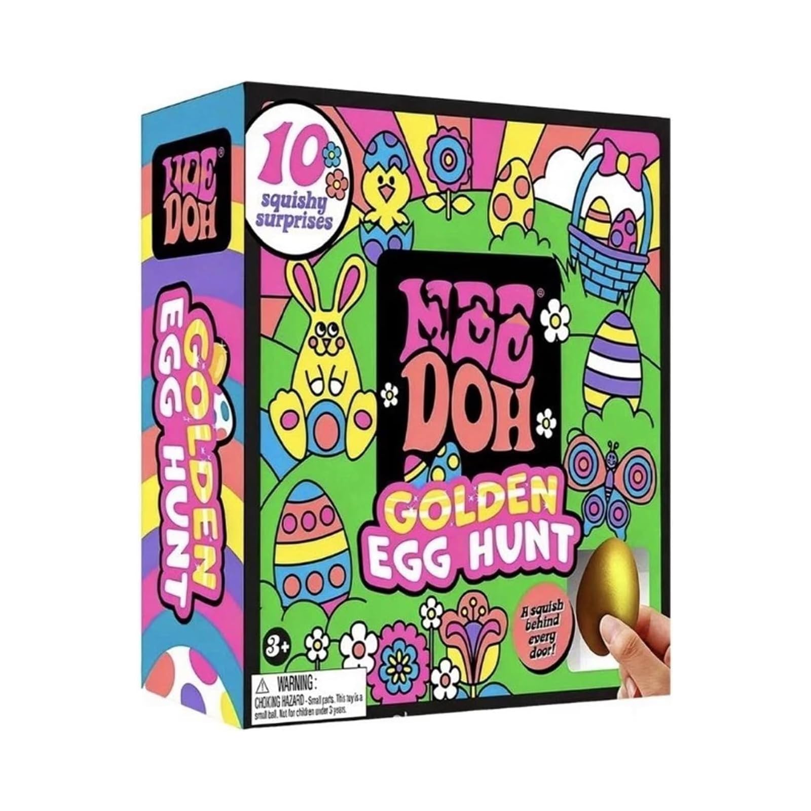 Nee Doh 2026 Easter Golden Egg Treasure Hunt Mystery 10-Piece Set
