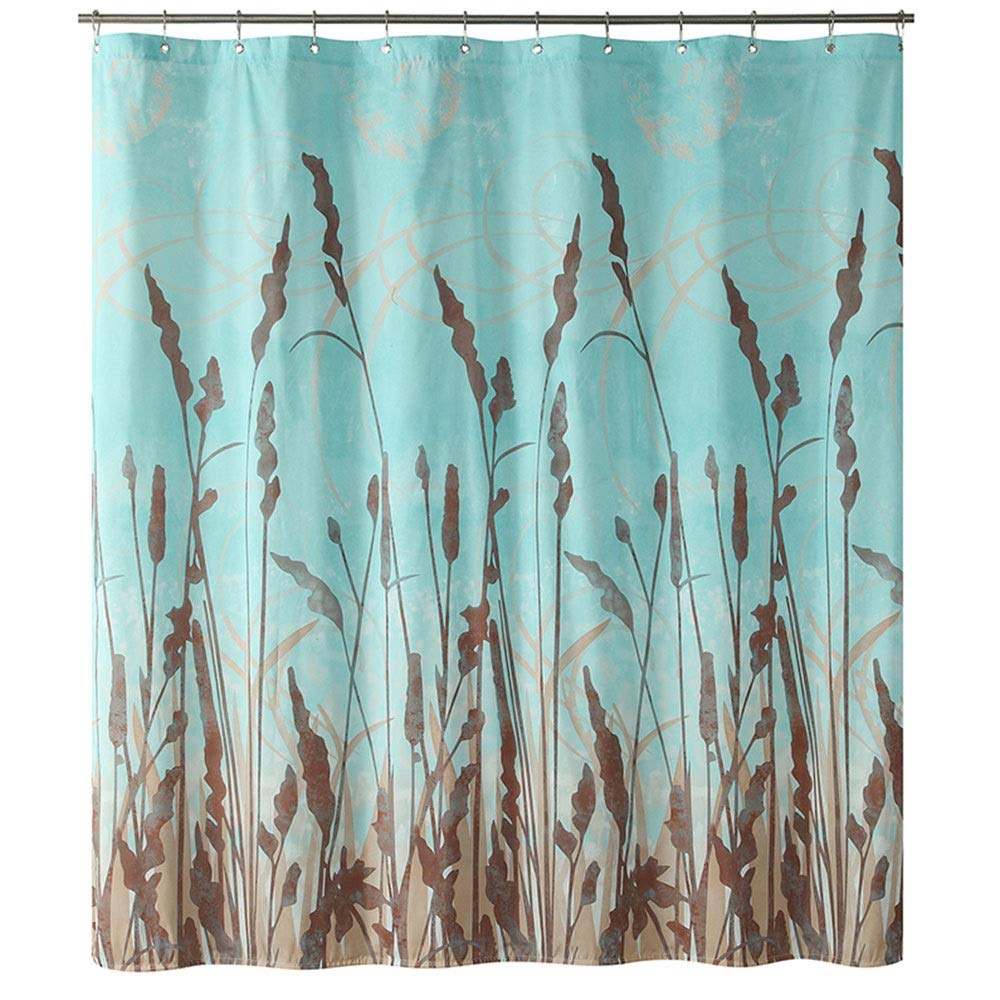 Amazon Com Towero Shower Curtain Retro Polyester Thick Fabric