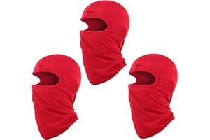 Pukavt 1-3 Pack Kids Balaclava Ski Mask for Boys and Girls, UV Protection Windproof Scarf for Winter Snowboard Cycling