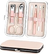 URAQT Professional Manicure Set 7 pcs Nail Clippers Eyebrow Grooming Kit