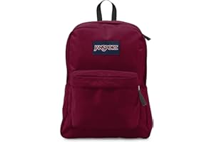 JanSport SuperBreak One Backpacks - Durable, Lightweight Bag with 1 Main Compartment, Front Utility Pocket with Built-in Organizer - Premium Backpack, Russet Red