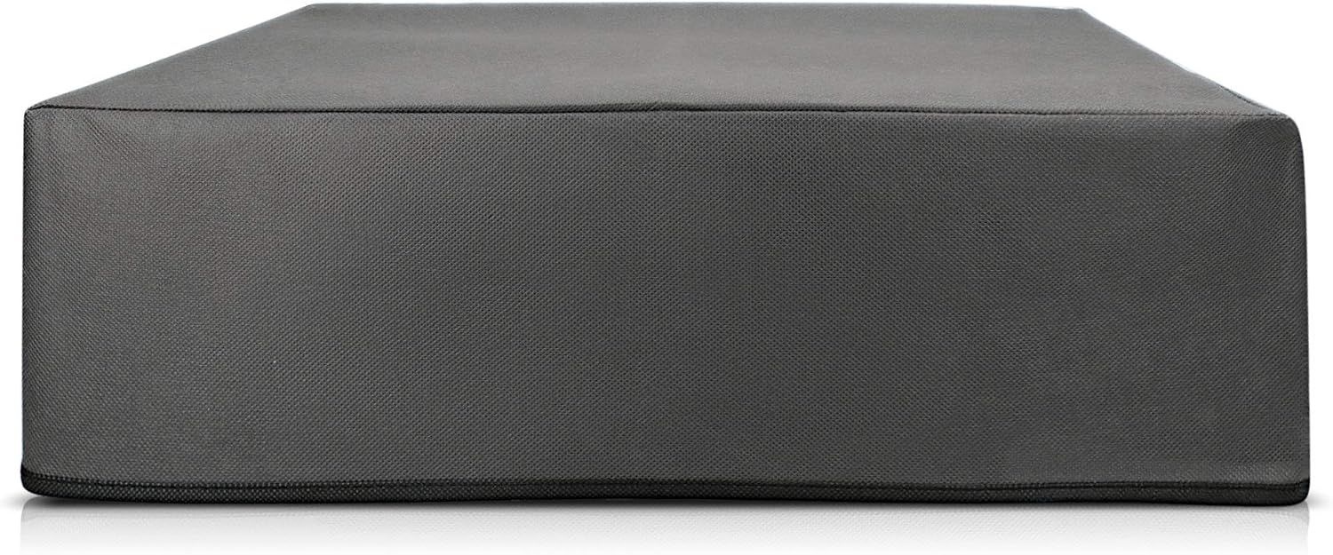kwmobile Dust Cover Compatible with Canon Pixma TS3350 / MG7750 Serie - Printer Case - Fabric Protector Cover - Dark Grey - Image 5