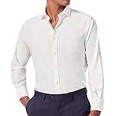 Jermyn Street Collection by Hawes and Curtis - Men’s White Oxford Dress Shirt – 100% Cotton, Classic Fit Oxford Shirt