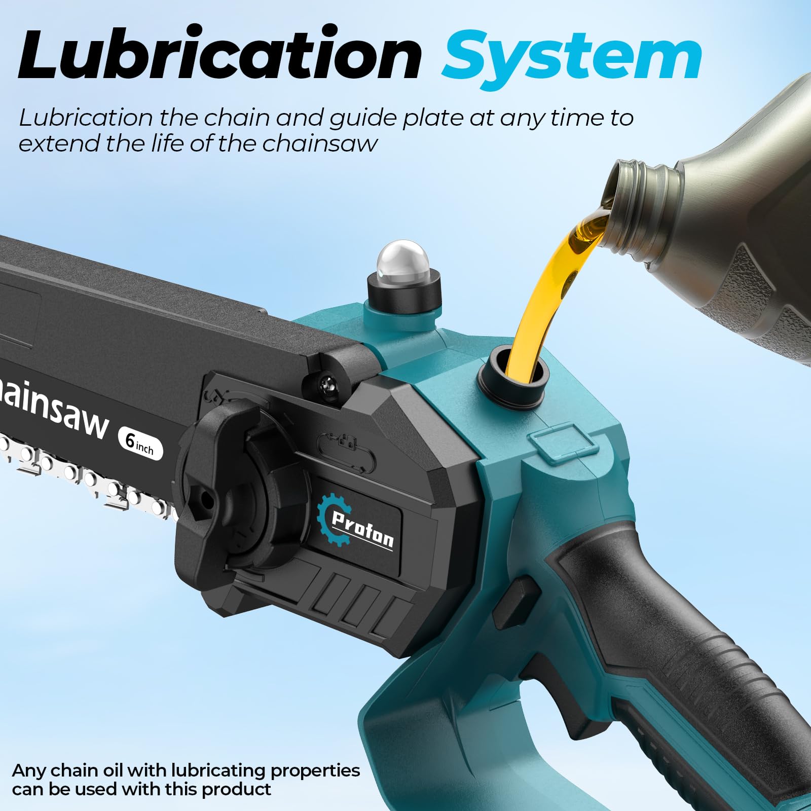 Mua Mini Chainsaw Cordless 8 inch & 6 inch, 2023 Upgraded Brushless ...