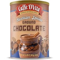 Amazon.com : Caffe D'Vita Mexican Spiced Ground Chocolate, Mexican ...