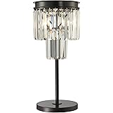 luxe crystal table lamp