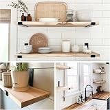 LOLYSIC 4 Pcs Scaffold Board Shelf Brackets 225mm 9 Inch Heavy Duty Black view 8