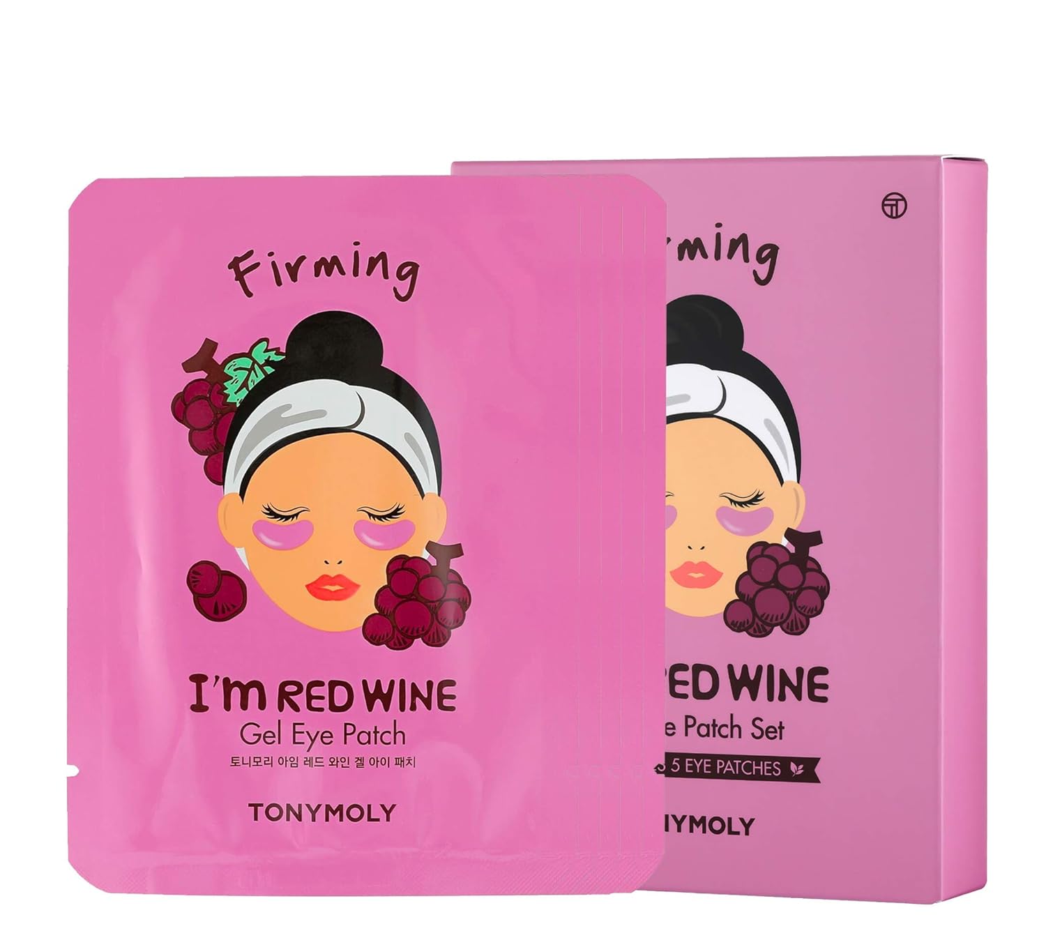 TONYMOLY I'm Real Eye Patch 5 Piece Set