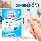 SOL 160pk Corn Starch Floss Picks Harps & Flossers for Daily Oral Hygiene view 2
