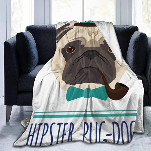 pug blanket amazon