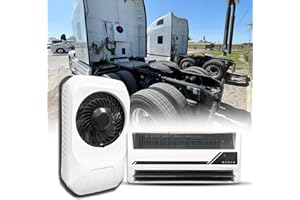 Mieligo 12V Truck Air Conditioner 10000BTU, Mini Split 12 Volt Air Conditioner,Pre-charged Refrigerant and Brushless Fan, APU DC AC for Semi-Truck Cab Parking, Trailer, Crane, Loader, Excavator