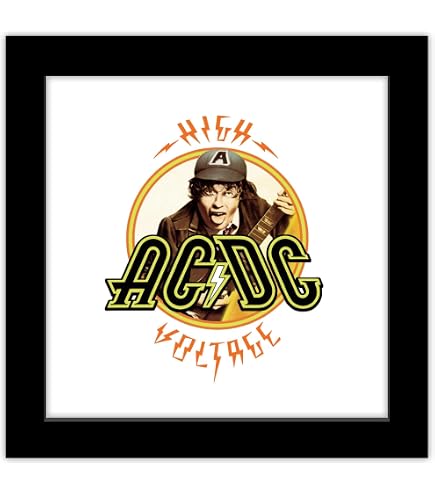 Tableau Photo ACDC Musique Rock XXL 97x62 Cm - Décoration Murale Prête à Accrocher