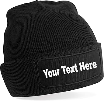 personalised wooly hats uk