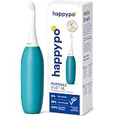 HappyPo The Original XL Butt Shower - Portable Bidet with 50% More Volume - The Easy-Bidet 2.0 Replaces Wet Wipes and Shower