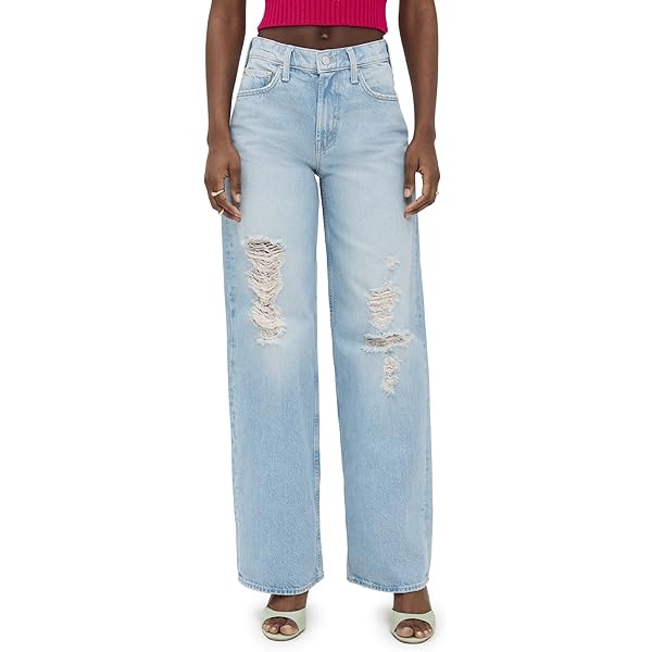 MOTHER Women's The Rambler Sneak Jeans, TCB, Blue, 26 at Amazon