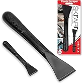 THE SKrAPr Nylon Plastic Scraper - 2 Pack - Non Scratch Cleaning Tool for Kitchens, Countertops, Windows, Walls, Floors, Cars